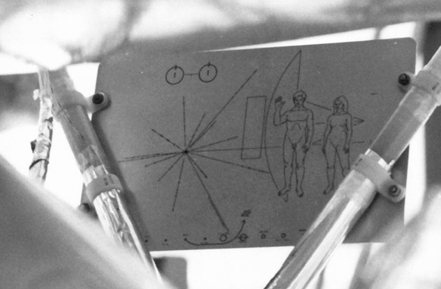 Plaque Pioneer 10